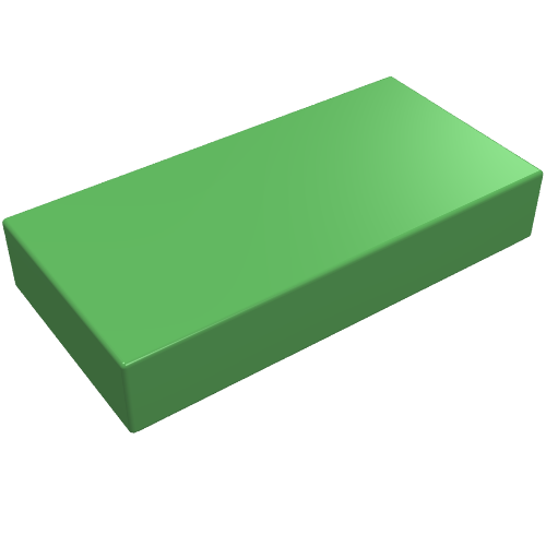 Tile 1 x 2 with Groove