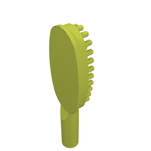 Equipment Hairbrush Short Handle [10mm]