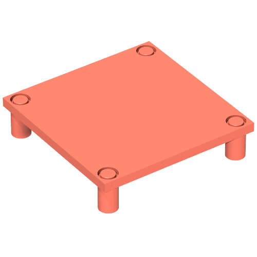 Scala, Table 7 x 7 x 1 1/3