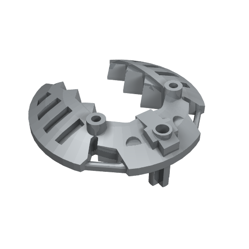Large Figure Weapon 5 x 5 Shield with Wrench Toothed (44936)