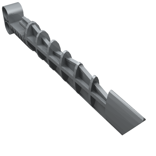 Large Figure Weapon Blade, Aero Slicer (47314)
