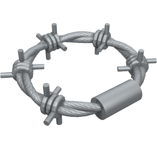 Equipment Barbed Wire Coil (62700)