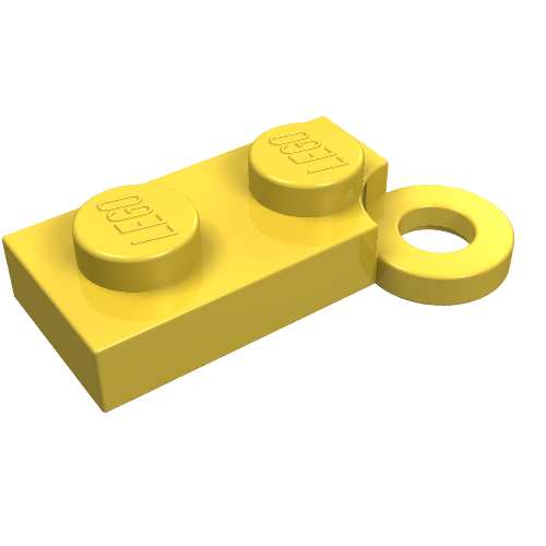 Hinge Plate 1 x 4 Swivel Base