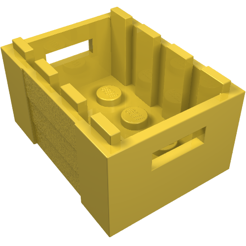 Box / Crate with Handholds 3 x 4 x 1 2/3