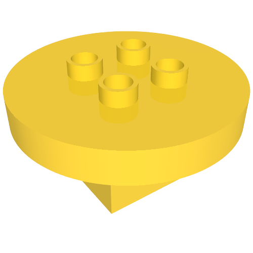 Duplo Table Round 4 x 4 x 1.5 (31066)