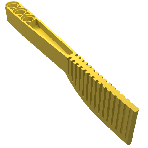 Technic Track System Gate 1 x 11 with End Tab and Three Holes (44775)