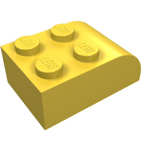 Brick Curved 2 x 3 (6215)
