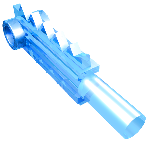 Trans-Medium Blue