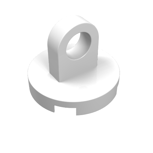 Tile Round 2 x 2 - Thin Lifting Ring