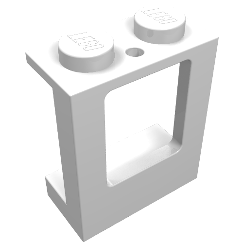 Image of part Window 1 x 2 x 2 Plane, Solid Studs