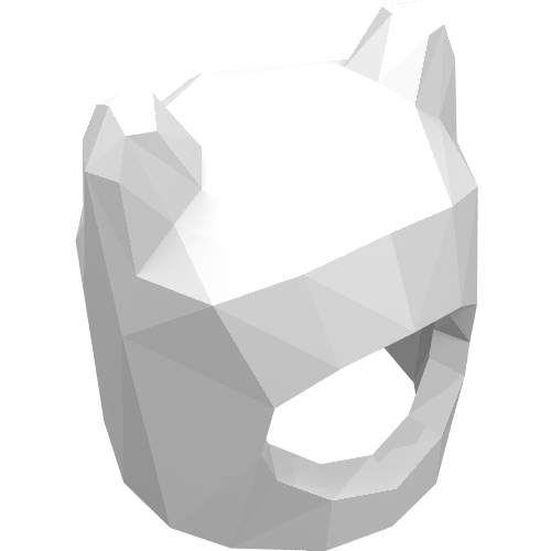 Hat / Hood with Rounded Bear Ears (26045)