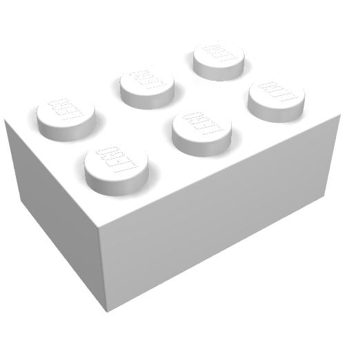 Brick 2 x 3 without Cross Supports