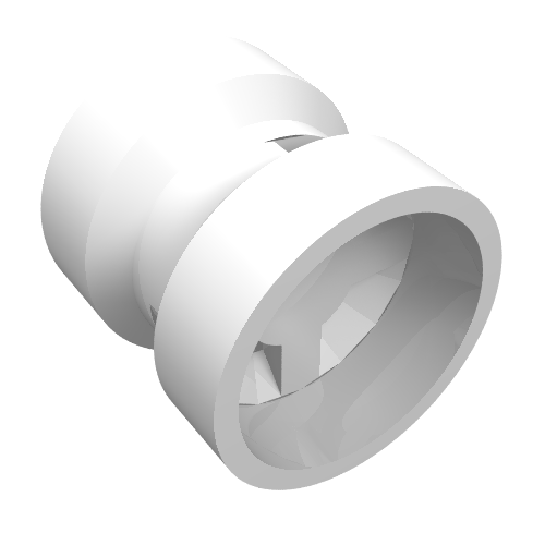 Wheel 8 x 9 with Hole Notched for Wheels Holder Pin (30027b)