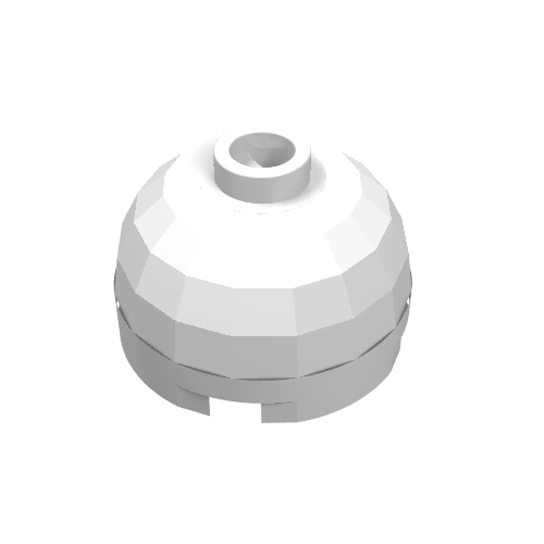 Brick Round 2 x 2 Dome Top - Blocked Open Stud without Bottom Axle Holder