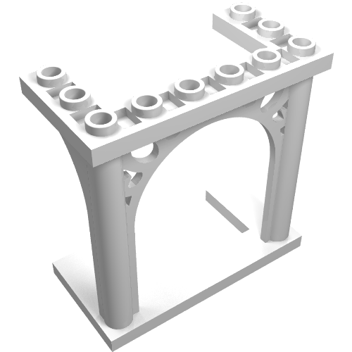 Brick Arch 3 x 6 x 5 Ornamented (30613)