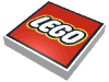 Tile 2 x 2 with LEGO Logo Type 2 Print