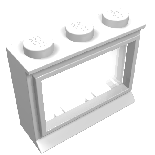 Window 1 x 3 x 2 Classic with Solid Studs [Complete]