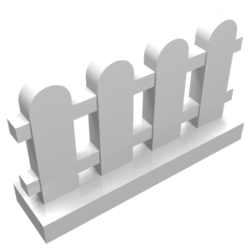 Picket Fence 1 x 4 x 2 (33303)