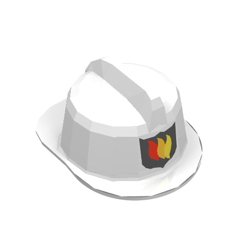 Helmet Fire with Fire Logo Shield Print