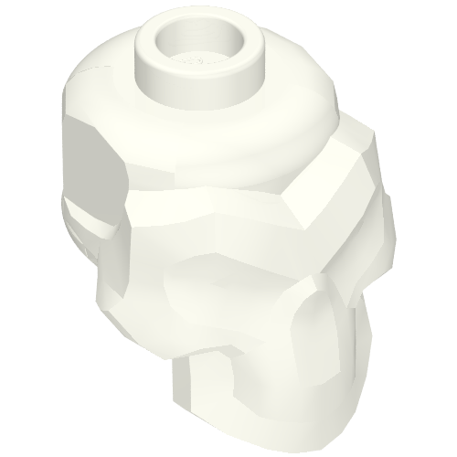 Minifig Head Special, Skull [Plain] (43693)