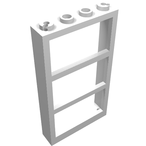 Window 1 x 4 x 6 Frame with 3 Panes (57894)