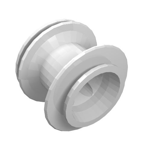 Wheel 43.2 x 28 Balloon Small with + Shape Axle Hole (6580a)