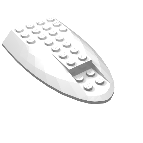 Aircraft Fuselage Curved Aft Section 6 x 10 Top (87615)