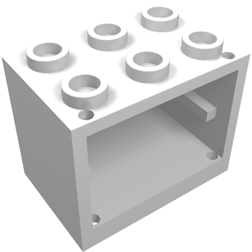 Cupboard 2 x 3 x 2 with Hollow Studs (92410)