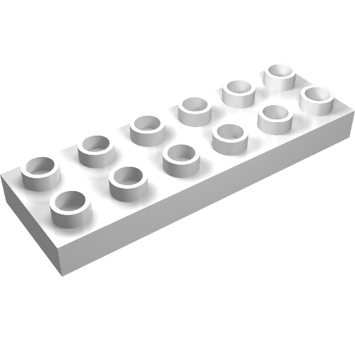 Duplo Plate 2 x 6 (98233)