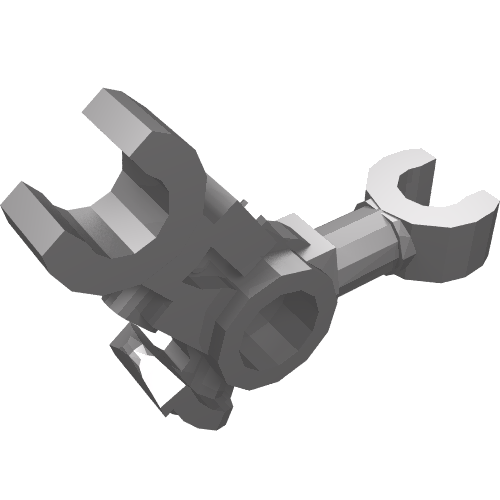 Hero Factory Minifigure Arm [2 Clips at 90°] (15341)