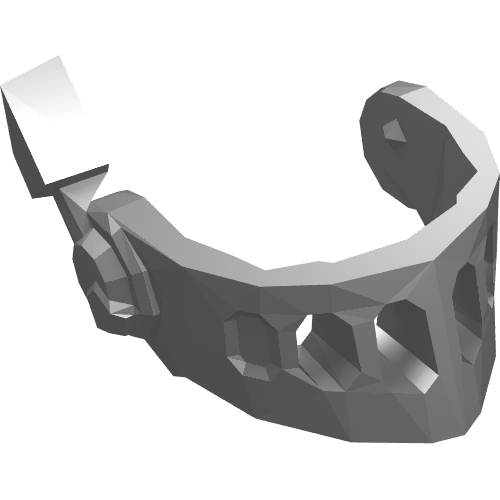 Headwear Accessory Visor Grille and Antenna (22394)