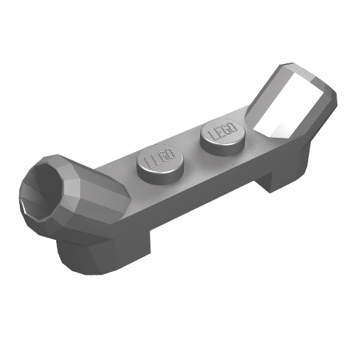 Plate Special 1 x 4 with Angled Tubes (61072)