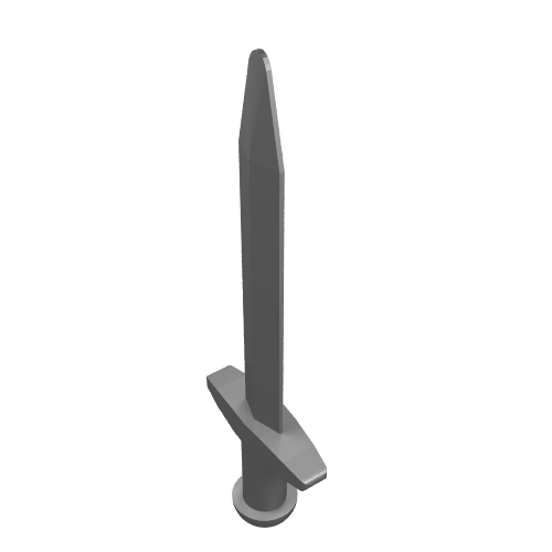 Weapon Sword / Greatsword Pointed with Thin Crossguard (98370)