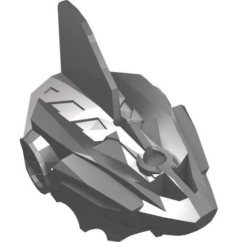 Large Figure Mask, Robotic Shark (Jawblade) (98582)