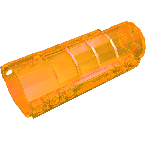 Cylinder 9 x 4 x 2 Tapered with Flat Bottom, Pin Holes