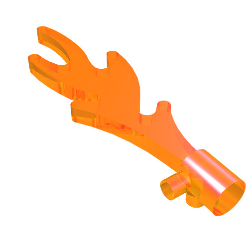 Wave / Flame Rounded with Base Pegs