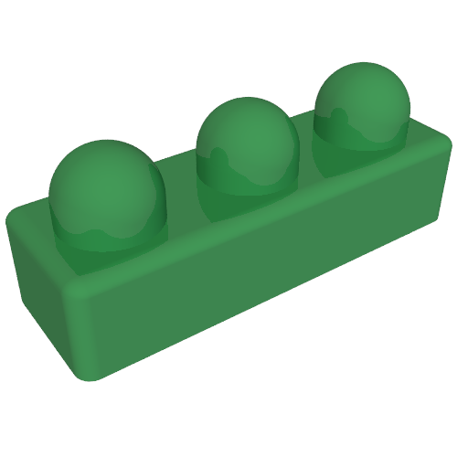 Primo Brick 1 x 3