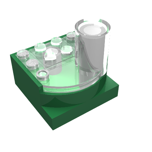 Technic Capacitor with Clear Top (32342c01)