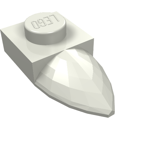 Plate Special 1 x 1 with Tooth