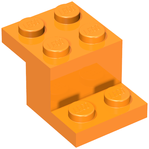 Bracket 3 x 2 x 1 1/3 with Pin Bottom