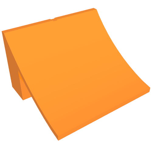 Brick Curved 8 x 8 x 4, Ramp (75538)