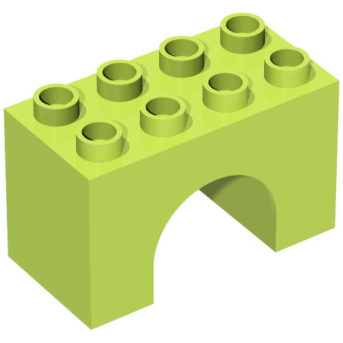 Duplo Brick 2 x 4 x 2 Arch (11198)