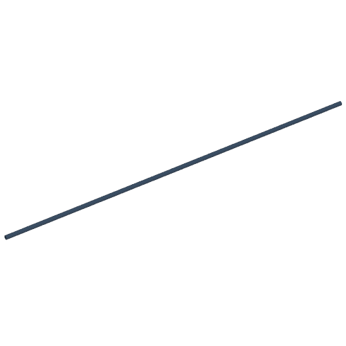 Hose Rigid 3mm D. 34L / 27.2cm Dark Blue