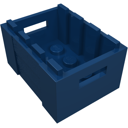 Box / Crate with Handholds 3 x 4 x 1 2/3