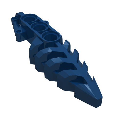 Large Figure Foot, with 3 Holes, Visorak (50858)