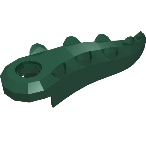 Animal Body Part, Alligator / Crocodile Tail with Hole (18906)