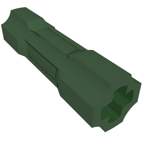 Technic Driving Ring Connector Smooth [2 rounded and 2 flat side walls] (42195)