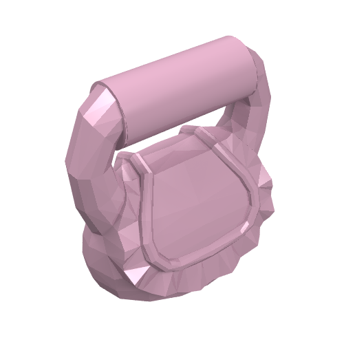 Bag / Handbag / Purse Round with Ruffle [Plain] (93090)