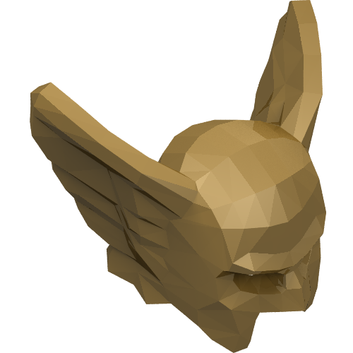 Helmet Open Chin with Wings (Hawkman) (18936)