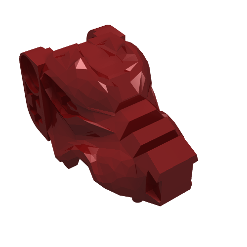 Animal Body Part, Wolf Head, 'Fenris Wolf' (53457)